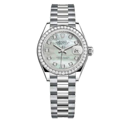 Rolex Datejust 279139RBR White mother-of-pearl Ladies 28MM