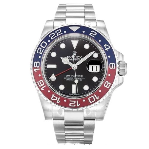 Rolex GMT Master II Black 116719 (Pepsi)  Mens 40MM