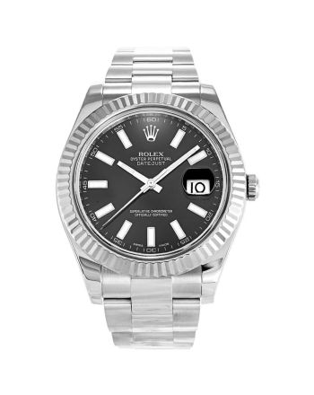 Rolex Datejust II Black 116334 Mens 41MM